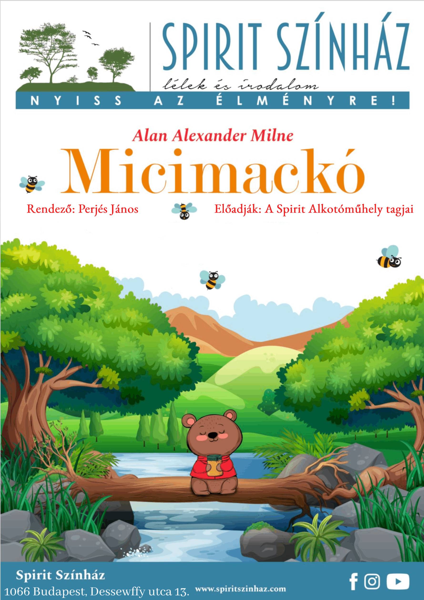 Micimackó – mesejáték gyerekeknek és felnőtteknek