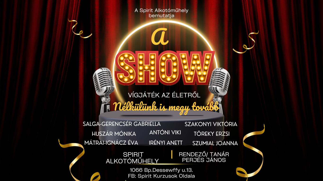 A show nélkülünk (is) megy tovább – vígjáték